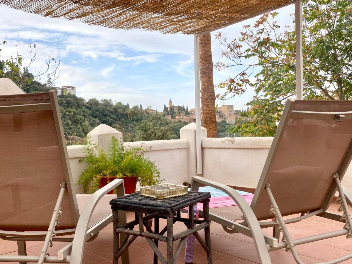 Apartament Cueva Con Vistas A La Alhambra Grenada Zewnętrze zdjęcie